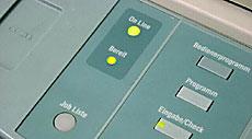 Digitaldruckmschine Minolta - Ausschnitt